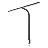 Unilux Strata Lámpara de escritorio LED ergonómica con pinza negra 237827 - 2