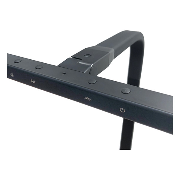 Unilux Strata Lámpara de escritorio LED ergonómica con pinza negra 237827 - 4