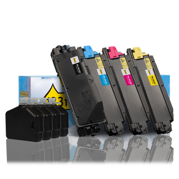 Utax PK-5012 toners (marca 123tinta) | Pack negro + 3 colores 119804 - 1