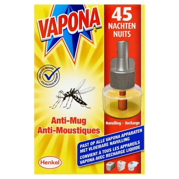 Vapona enchufe antimosquitos 1 recambio (58 gramos)  SVA00039 - 1