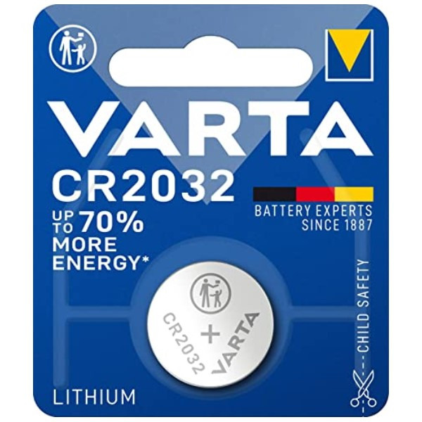 Varta CR2032 Pila de Botón Litio 6032112401 AVA00260 - 1