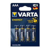 Varta Energy AAA/LR03/MN2400 Pilas Alcalinas (4 unidades) 04103229414 425881