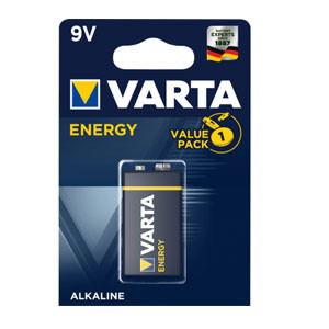Varta Energy E-Block/9V/6LR61 Pila Alcalina 04122229411 425884 - 1
