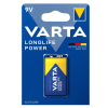 Varta Longlife Power 9V / 6LR61 / E-Block Pila Alcalina AVA00168 - 1