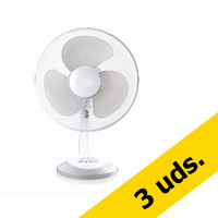 Ventilador de Sobremesa Blanco | Pack 3 uds