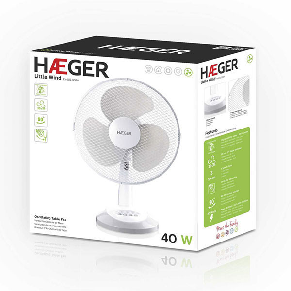 Ventilador de Sobremesa Blanco 426179 - 2