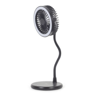 Ventilador de sobremesa con lámpara y cargador inalámbrico (3 en 1) TA-WPC10-LEDFAN-01 426178