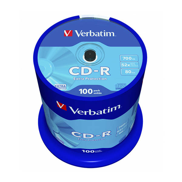 Verbatim CD-R 80 min - 100 unidades 090156 - 1