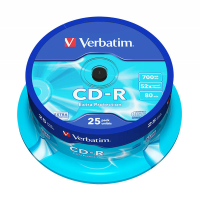Verbatim CD-R 80 min - 25 unidades 833192