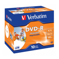 Verbatim DVD-R imprimibles (10 uds) 090160