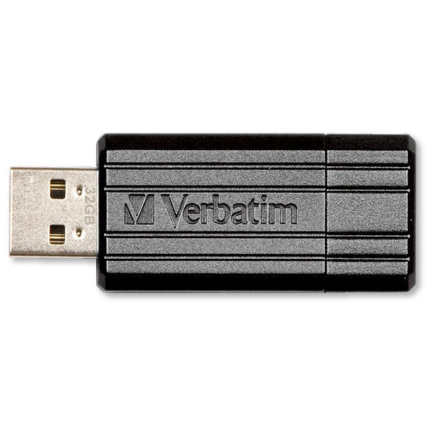 Verbatim memoria USB 32GB 2.0 Negro 49064 500266 - 1