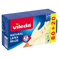 Vileda Guantes de latex S/M SVI00246