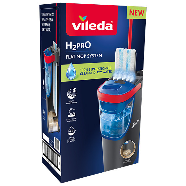 Vileda Mopa H2PRO Fregona Plana con Cubo SVI00233 - 2
