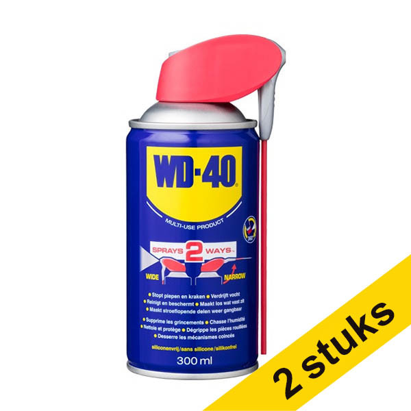 Pack Ahorro: 2x WD-40 Spray lubricante multiusos con aplicador 300 ml V100702530 - 1