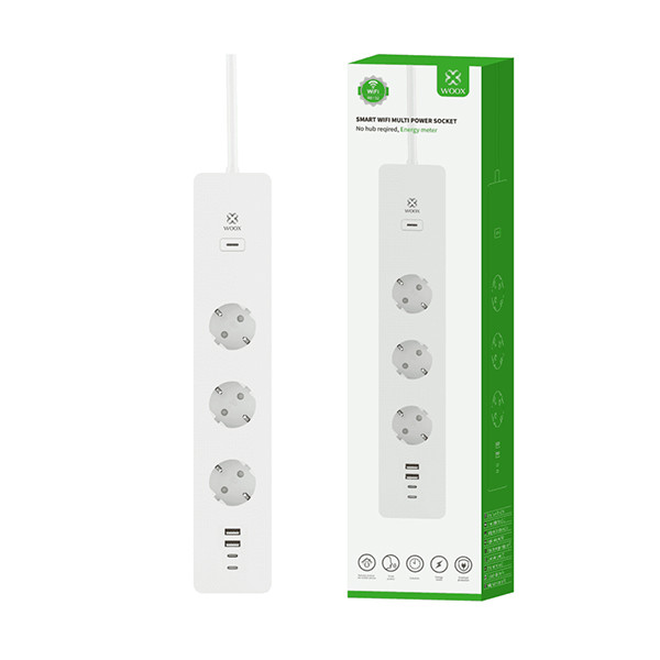 WOOX R6132 regleta inteligente con medidor de energía R6132 LWO00081 - 1