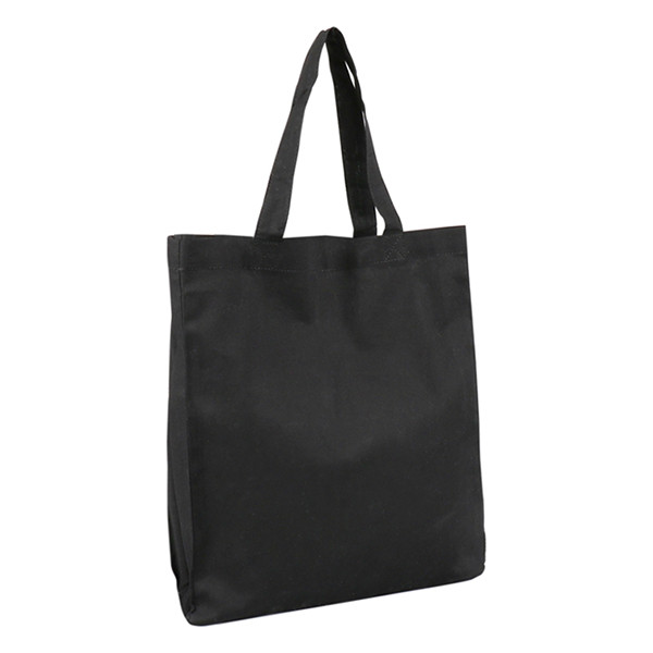 Bolsa de algodón negra 300 x 340 mm (10 unidades) 402884 - 1
