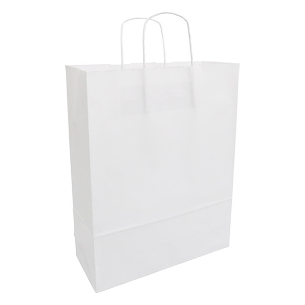 Bolsa de papel blanca 320 x 410 x 120 mm (100 unidades) 402709 - 1