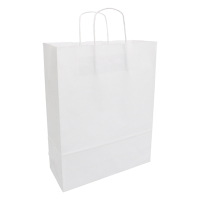 Bolsa de papel blanca 320 x 410 x 120 mm (100 unidades) 402709