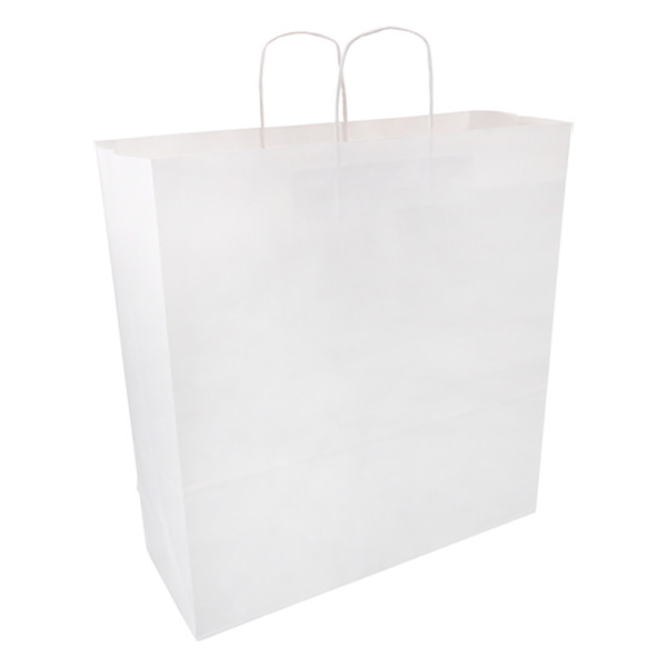 Bolsa de papel blanca 450 x 480 x 170 mm (100 unidades) 402708 - 1
