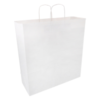 Bolsa de papel blanca 450 x 480 x 170 mm (100 unidades) 402708