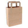 Bolsa de papel marrón 180 x 220 x 80 mm (250 unidades) 402877 - 1