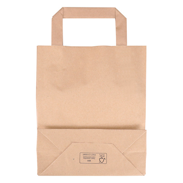 Bolsa de papel marrón 180 x 220 x 80 mm (250 unidades) 402877 - 2