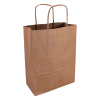 Bolsa de papel marrón 180 x 240 x 80 mm (100 unidades) 402704 - 1