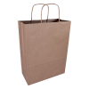 Bolsa de papel marrón 260 x 340 x 120 mm (100 unidades) 402705 - 1