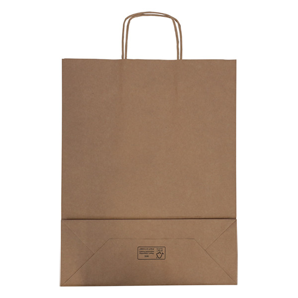 Bolsa de papel marrón 320 x 410 x 120 mm (100 unidades) 402706 - 2