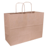 Bolsa de papel marrón 350 x 260 x 140 mm (100 unidades) 402874 - 1