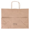 Bolsa de papel marrón 350 x 260 x 140 mm (100 unidades) 402874 - 2