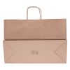Bolsa de papel marrón 450 x 330 x 170 mm (100 unidades) 402873 - 2