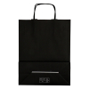 Bolsa de papel negra 260 x 350 x 120 mm (100 unidades) 402711 - 2