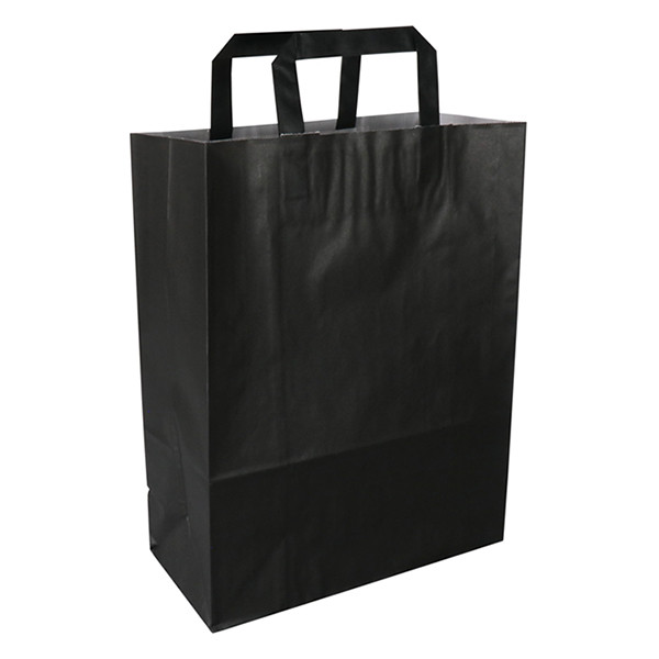Bolsa de papel negra 260 x 350 x 120 mm (250 unidades) 402880 - 1