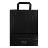 Bolsa de papel negra 260 x 350 x 120 mm (250 unidades) 402880 - 2