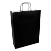 Bolsa de papel negra 320 x 410 x 120 mm (100 unidades) 402712 - 1