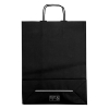 Bolsa de papel negra 320 x 410 x 120 mm (100 unidades) 402712 - 2