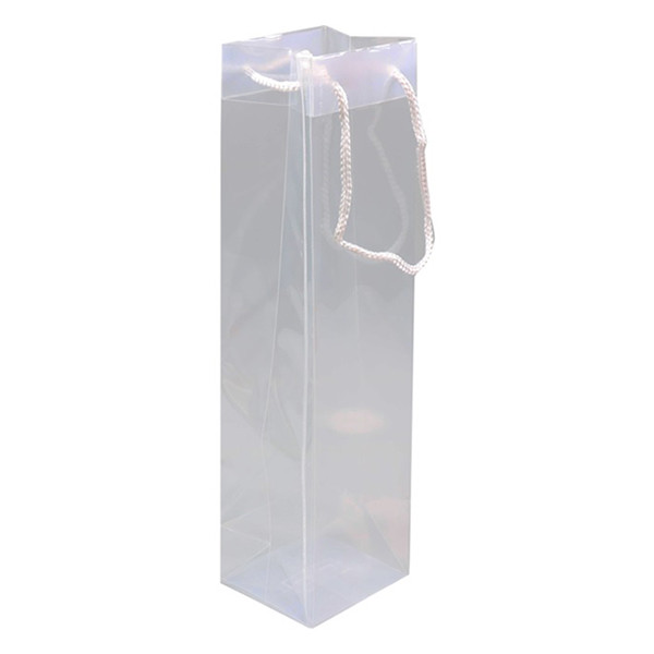 Bolsa de plástico transparente para botellas de vino (12 unidades) 402885 - 1