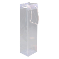 Bolsa de plástico transparente para botellas de vino (12 unidades) 402885