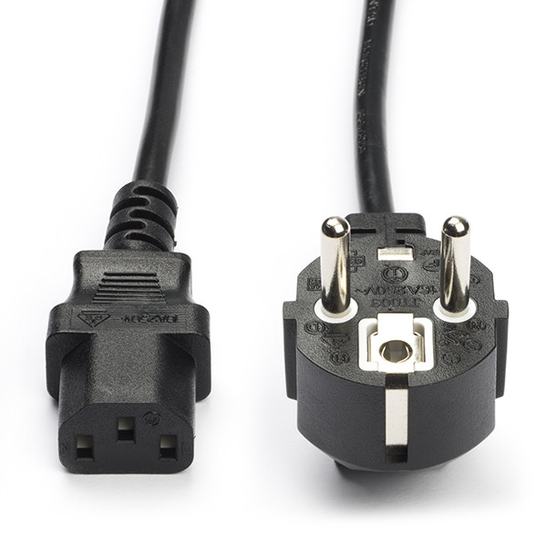White label Cable de alimentación Nedis C13 (5 metros) CEGL10000BK50 N010803020 - 1