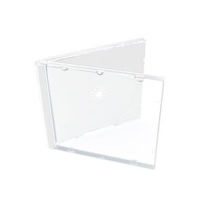 Caja para CD transparente con bandeja transparente 050060 - 1