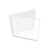 Caja para CD transparente con bandeja transparente 050060