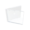 Caja para CD transparente con bandeja transparente (100 unidades)