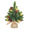 Creston Árbol de Navidad artificial de 30 cm con 10 luces LBB00125 - 1