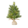 Glendon Árbol de Navidad artificial de 45 cm con 10 luces LBB00095 - 1