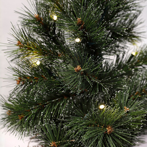 Glendon Árbol de Navidad artificial de 45 cm con 10 luces LBB00095 - 2