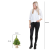 Norton Árbol de Navidad artificial de 30 cm con 10 luces LBB00126 - 4