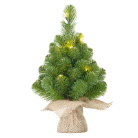 Norton Árbol de Navidad artificial de 45 cm con 10 luces LBB00101