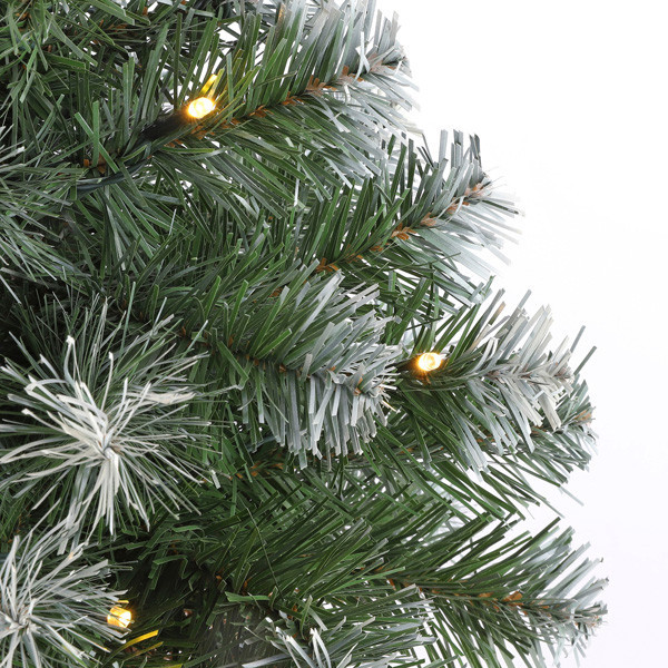 Norton Árbol de Navidad artificial nevado de 45 cm con 10 luces LBB00099 - 2