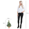 Norton Árbol de Navidad artificial nevado de 45 cm con 10 luces LBB00099 - 3